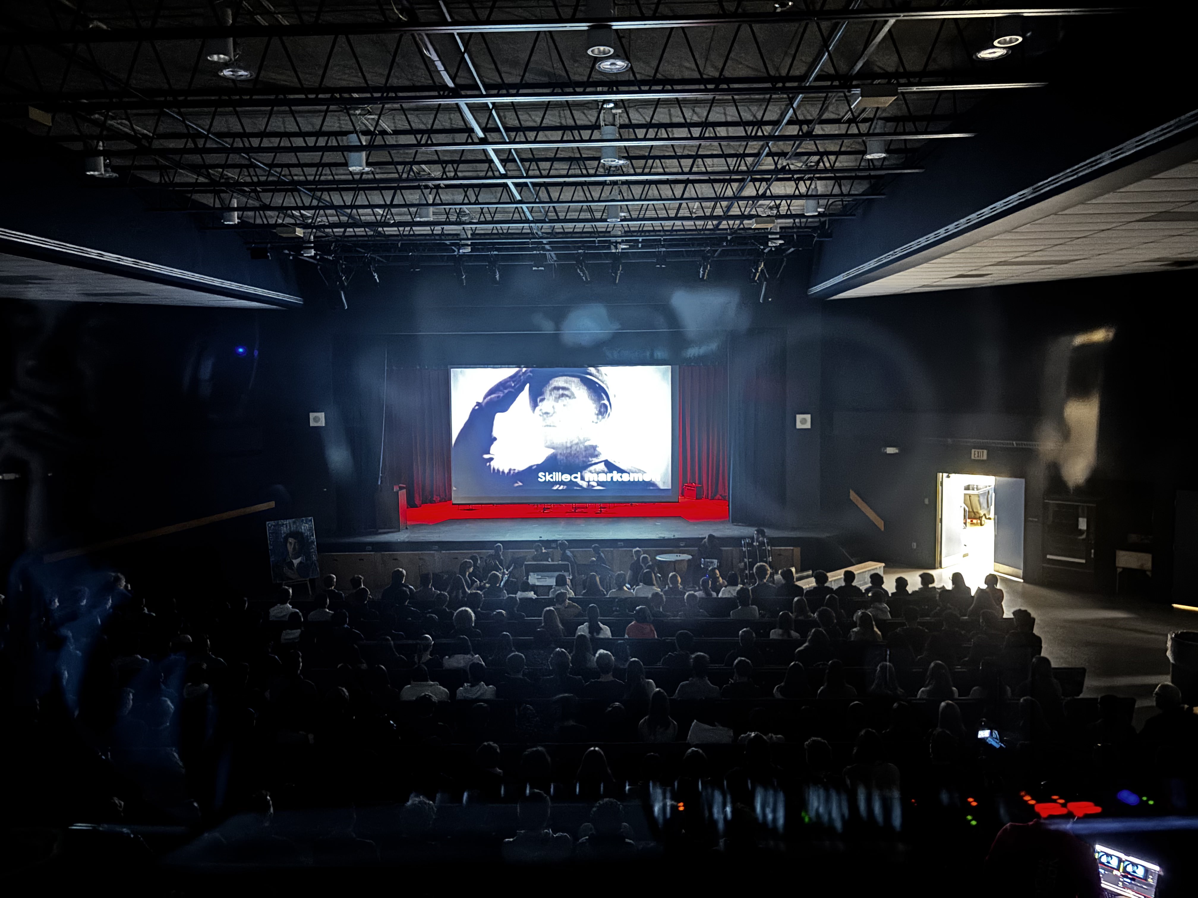 AV setup at event